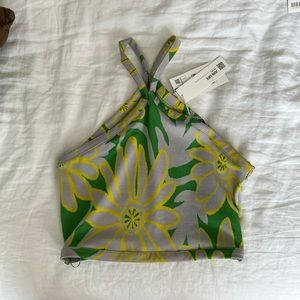 Zara Floral Crop Top